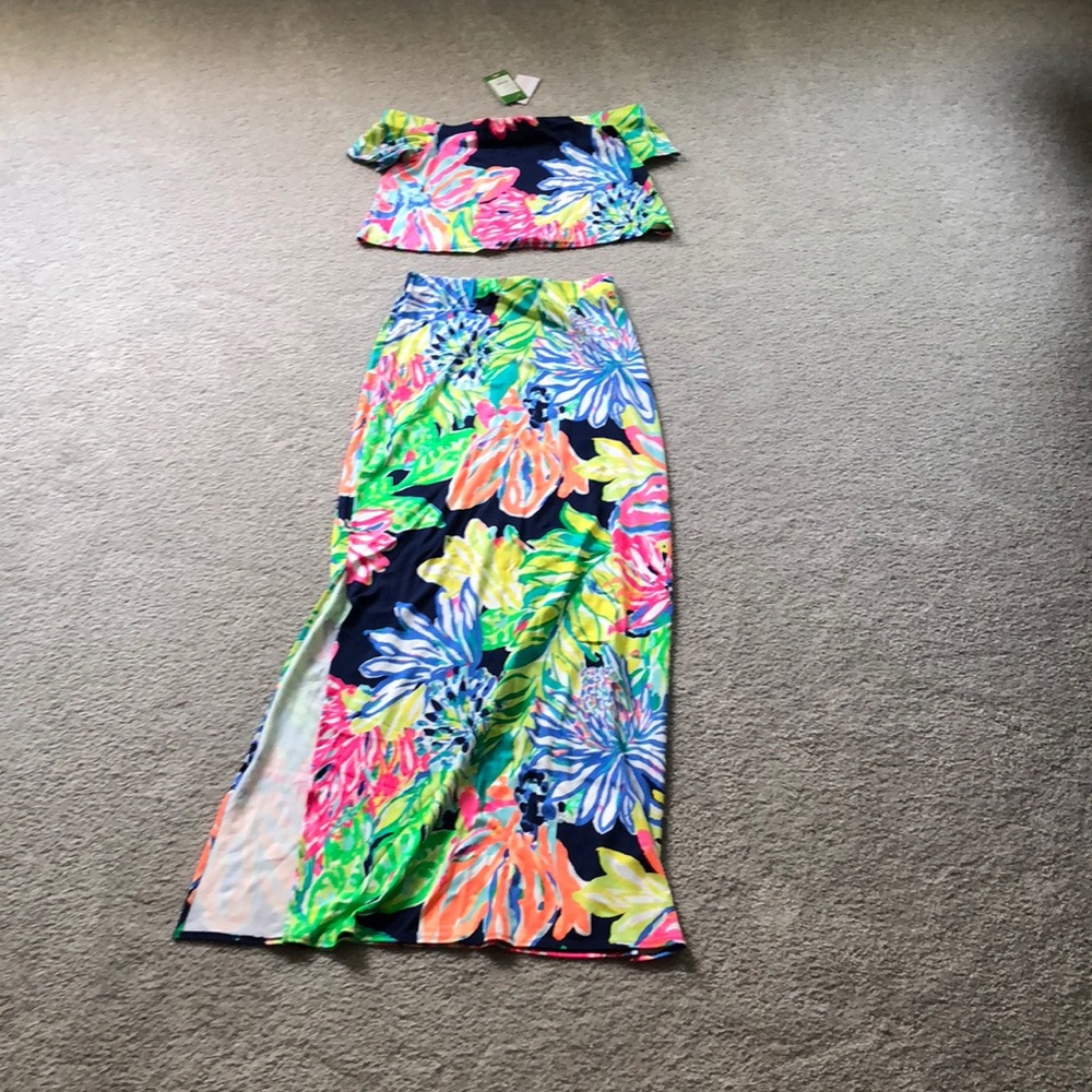 Lily Pulitzer 2 piece maxi dress! Never worn NWT!